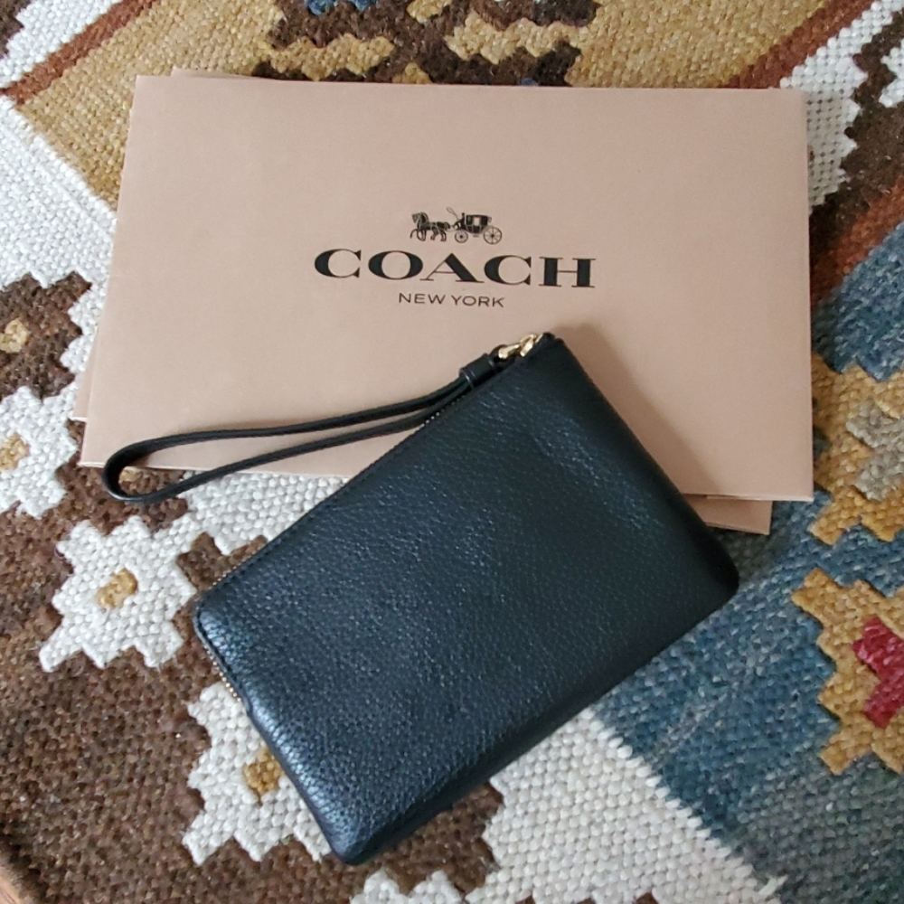 COACH Pacman Game Over Corner Zip Small Wristlet - Picture 2 of 4